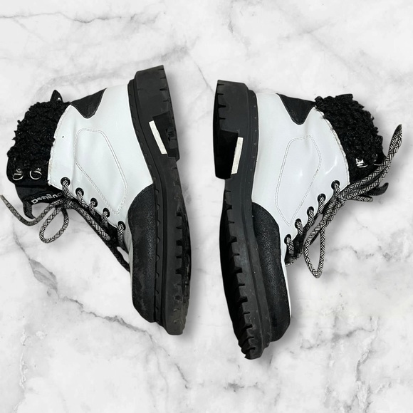 Desigual Lace-Up Trekking Boots Size 9 - Picture 10 of 17